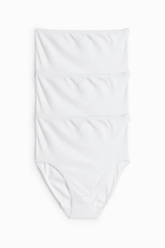 Multipack of 3 - maternity knickers white