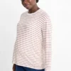 Nursing top - polka dot cremewhite