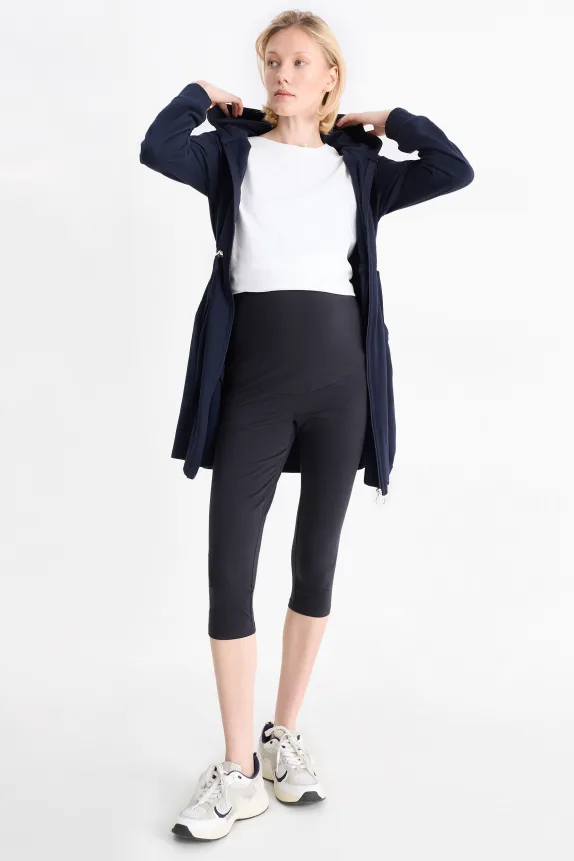 Multipack of 2 - maternity capri leggings blue / black