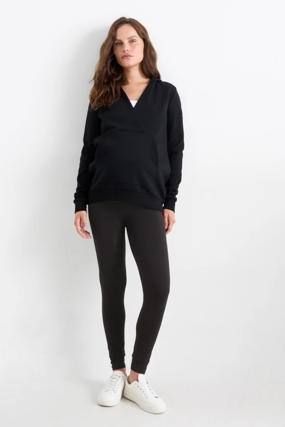 Maternity leggings black