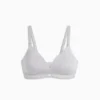 Non-wired nursing bra - padded gray
