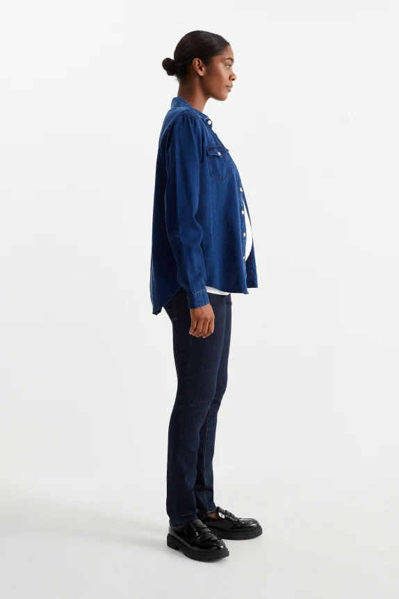 Maternity jeans - slim jeans - LYCRAÂ® denim-dark blue
