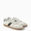 Trainers - faux leather cremewhite