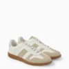 Trainers - faux leather white / beige