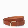 Belt - faux leather brown