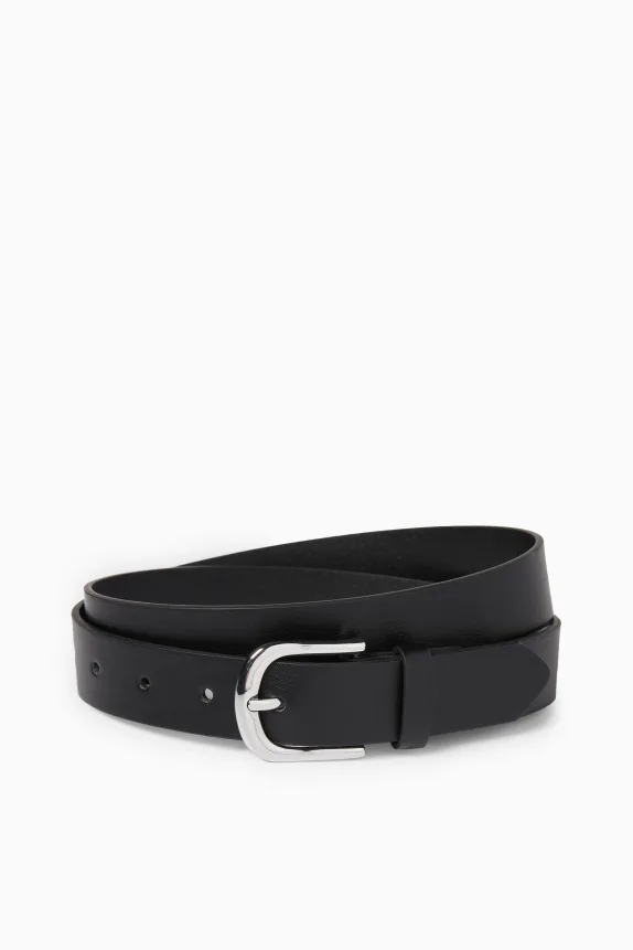 Belt - faux leather black