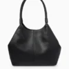 Large shopper - faux leather black
