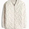 Quilted jacket cremewhite