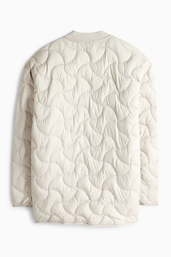 Quilted jacket cremewhite
