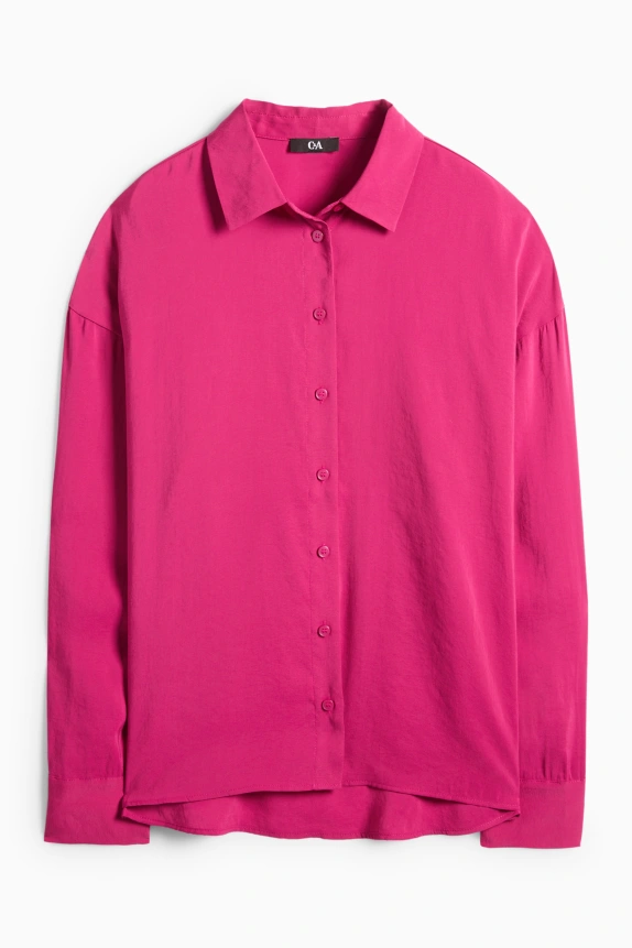 Blouse dark rose