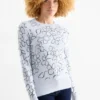 Jumper - floral light blue