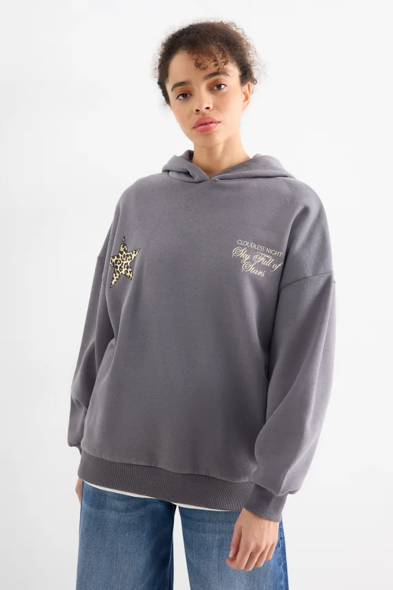Hoodie dark gray