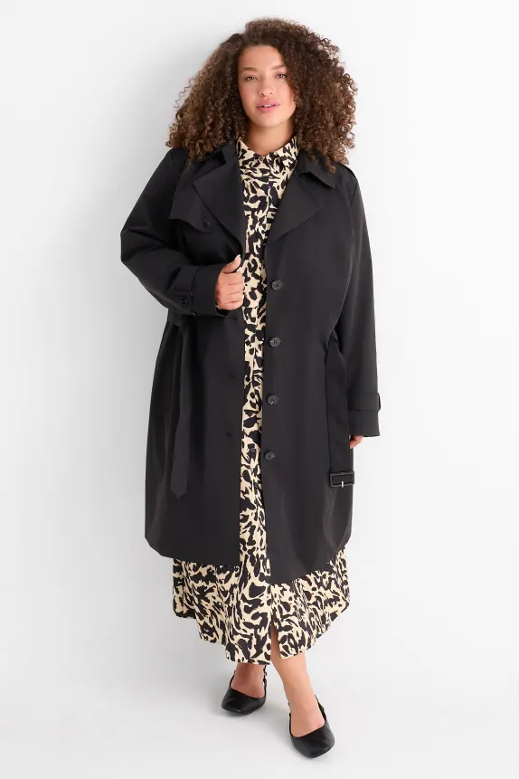 Trench coat black