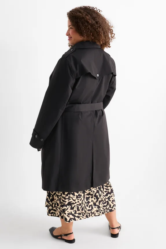 Trench coat black