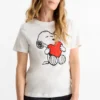 T-shirt - regular fit - Peanuts white