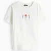 T-shirt - regular fit - shiny white
