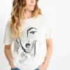 T-shirt - regular fit - shiny white