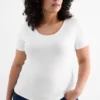 T-shirt - slim fit white