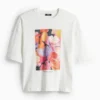T-shirt - regular fit - shiny white