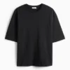 T-shirt - oversized black