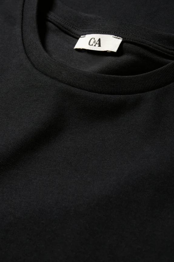 T-shirt - oversized black