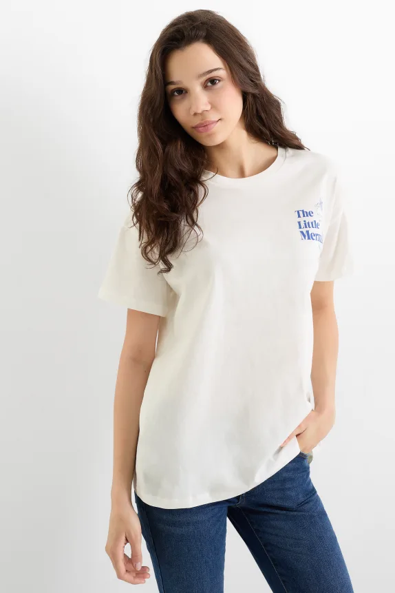 T-shirt - oversized - Ariel white / blue