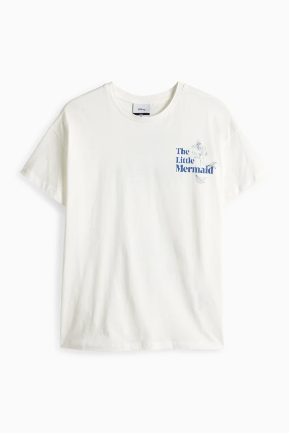 T-shirt - oversized - Ariel white / blue