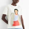 T-shirt - regular fit - shiny white