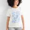 T-shirt - regular fit - shiny white