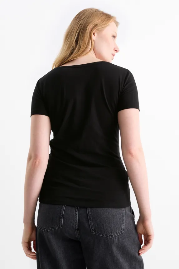 Multipack of 3 - T-shirt black