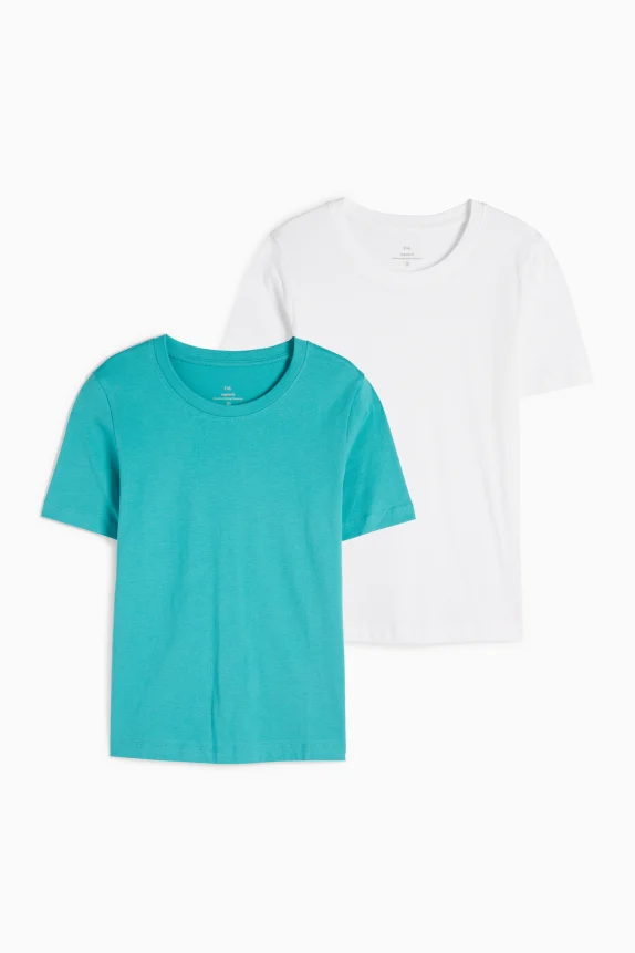Multipack of 2 - T-shirt turquoise