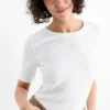 Multipack of 2 - T-shirt - ribbed white