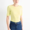 Multipack of 2 - T-shirt - ribbed light yellow