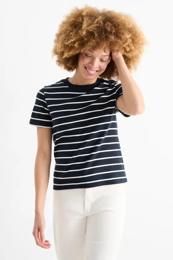 Multipack of 2 - basic T-shirt blue / creme
