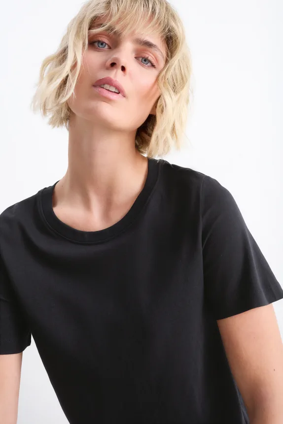 T-shirt - regular fit black