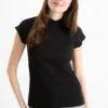 T-shirt - slim fit black
