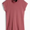 T-shirt - slim fit bordeaux