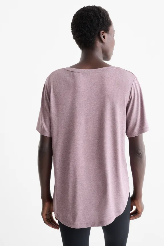 Technical top light violet