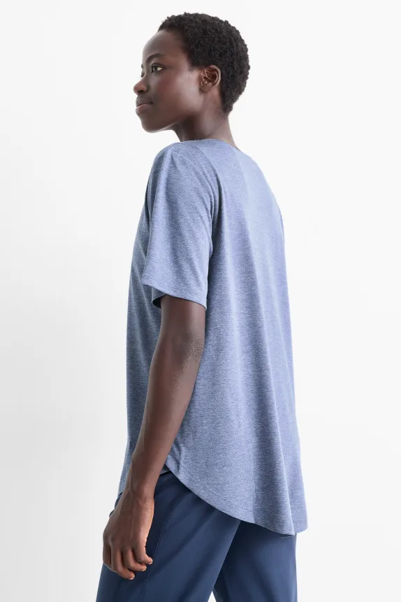 Technical top blue