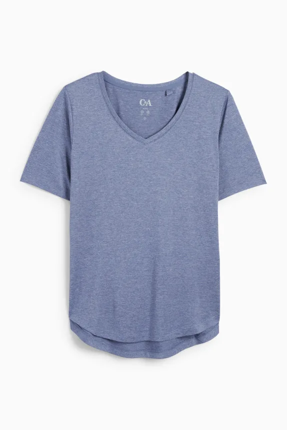 Technical top blue