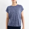 Technical top - textured dark blue