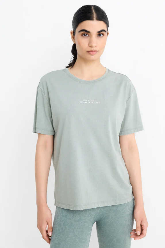Technical top light green