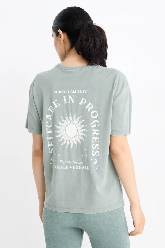 Technical top light green