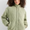 Quilted jacket green