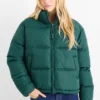 Quilted jacket dark green