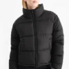 Quilted jacket black