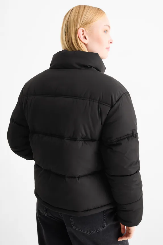 Quilted jacket black