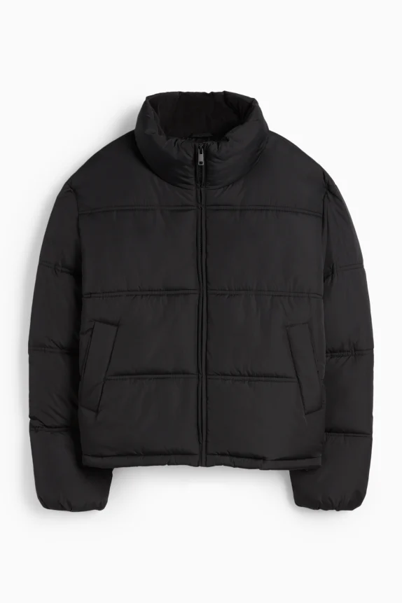 Quilted jacket black