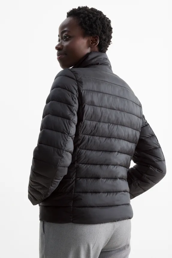 Quilted jacket black