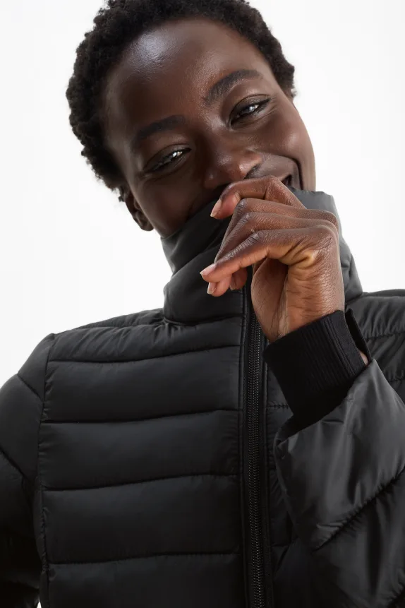 Quilted jacket black